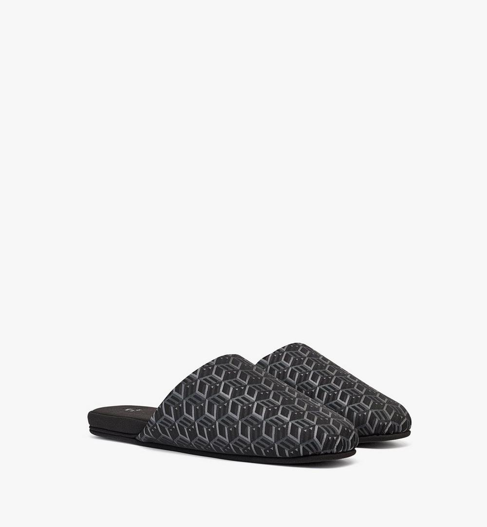 House Slippers in Cubic Monogram Jacquard 1